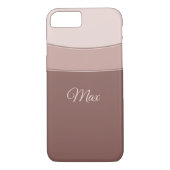 Abstracte geometrische beige textuur, Case-Mate iPhone case (Achterkant)