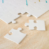 Abstracte Geometrische Bij Legpuzzel (Zijkant)