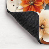 Abstracte geometrische bloem muismat (Hoek)