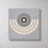 Abstracte geometrische bogen canvas afdruk (Voorkant)