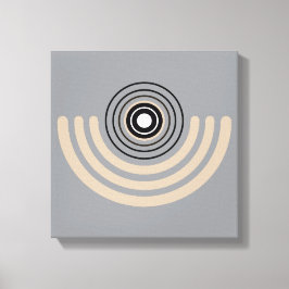 Abstracte geometrische bogen canvas afdruk