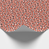 Abstracte geometrische borstel: patroon cadeaupapier (Hoek)