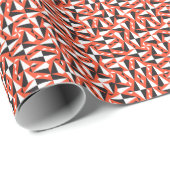 Abstracte geometrische borstel: patroon cadeaupapier (Rol Hoek)