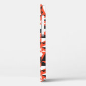 Abstracte geometrische borstel:  patroon Case-Mate iPhone case (Achterkant / Links)