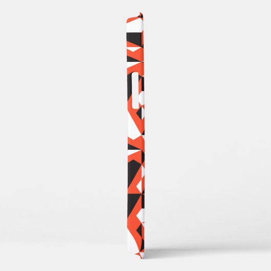 Abstracte geometrische borstel:  patroon Case-Mate iPhone case (Achterkant / Rechts)