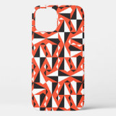 Abstracte geometrische borstel:  patroon Case-Mate iPhone case (Achterkant)