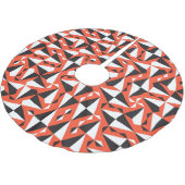 Abstracte geometrische borstel: patroon kerstboom rok (Gekanteld)