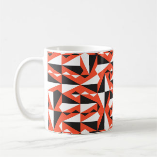 Abstracte geometrische borstel:  patroon koffiemok