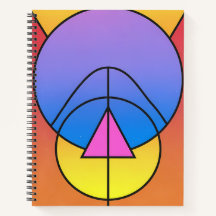 Abstracte geometrische cirkels lijn Kleurrijk