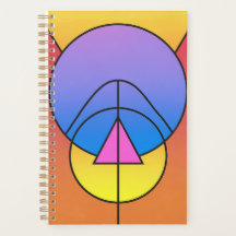 Abstracte geometrische cirkels lijn Kleurrijk