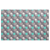 Abstracte geometrische cirkels Patroonstructuur Stof (Fat Quarter)