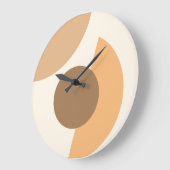 Abstracte geometrische cirkels voor mozaïekkunst grote klok (Hoek)