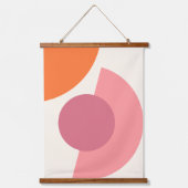 Abstracte geometrische cirkels voor mozaïekkunst hangend wandkleed (Voorkant)