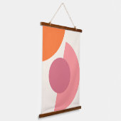 Abstracte geometrische cirkels voor mozaïekkunst hangend wandkleed (Gebogen)