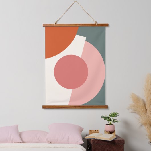 Abstracte geometrische cirkels voor mozaïekkunst hangend wandkleed (Slaapkamer)