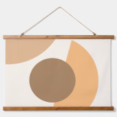 Abstracte geometrische cirkels voor mozaïekkunst hangend wandkleed (Voorkant)