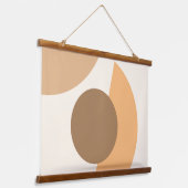 Abstracte geometrische cirkels voor mozaïekkunst hangend wandkleed (Gebogen)