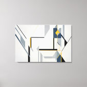 Abstracte geometrische compositie modern canvas afdruk (Voorkant)