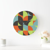 Abstracte Geometrische Computational Art Illustrat Grote Klok (Huis)
