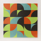 Abstracte Geometrische Computational Art Illustrat Legpuzzel (Horizontaal)