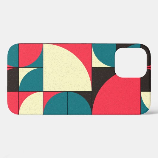 Abstracte geometrische, computationele kunstillust Case-Mate iPhone case (Achterkant (horizontaal))
