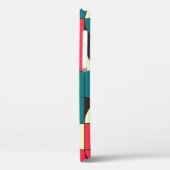 Abstracte geometrische, computationele kunstillust Case-Mate iPhone case (Achterkant / Links)