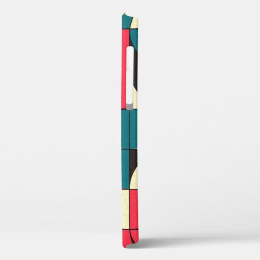 Abstracte geometrische, computationele kunstillust Case-Mate iPhone case (Achterkant / Links)