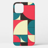 Abstracte geometrische, computationele kunstillust Case-Mate iPhone case (Achterkant)