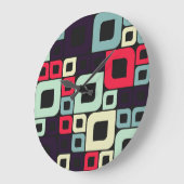 Abstracte geometrische, computationele kunstillust grote klok (Hoek)