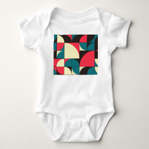 Abstracte geometrische, computationele kunstillust romper