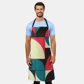 Abstracte geometrische, computationele kunstillust schort (Gedragen)