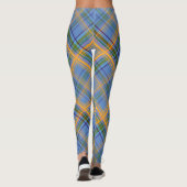 Abstracte geometrische creatie leggings (Achterkant)