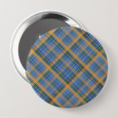 Abstracte geometrische creatie ronde button 4,0 cm (Voorkant /achterkant)