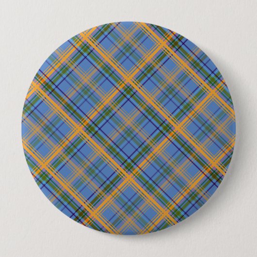 Abstracte geometrische creatie ronde button 4,0 cm (Voorkant)