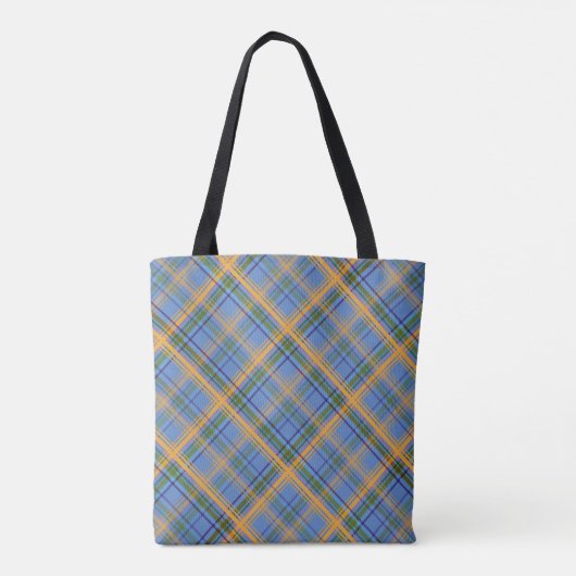 Abstracte geometrische creatie tote bag (Achterkant)