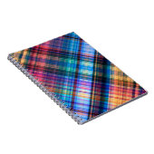 abstracte geometrische diagonale diagonaal regenbo notitieboek (Rechterzijde)