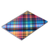 abstracte geometrische diagonale diagonaal regenbo notitieboek (Linkerzijde)