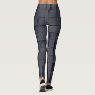 Abstracte geometrische donkere tint leggings