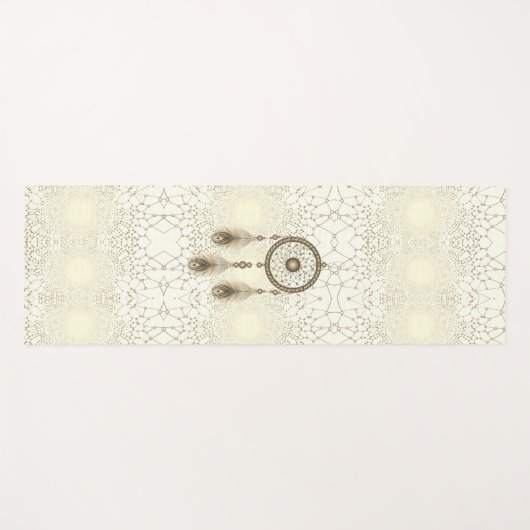 Abstracte Geometrische Dreamcatcher Yogamat (Voorkant (horizontaal))