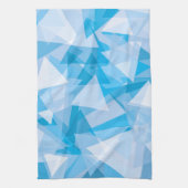 Abstracte Geometrische Driehoek Patroon Keukendoek Theedoek (Verticaal)