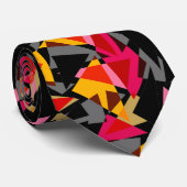 Abstracte geometrische driehoeken geometrische vor stropdas (Opgerold)