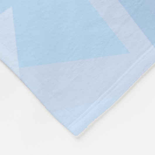 Abstracte geometrische driehoekspatroon fleece dek (Hoek)