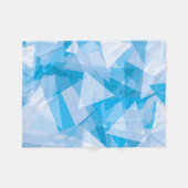 Abstracte geometrische driehoekspatroon fleece dek deken (Voorkant (Horizontaal))