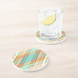 Abstracte Geometrische Drinken van het Patroonpatr Zandsteen Onderzetter