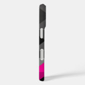Abstracte geometrische elegante grijze roze groene Case-Mate iPhone case (Achterkant / Rechts)
