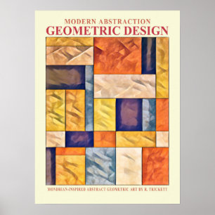 Abstracte geometrische EP nr. 1 Poster