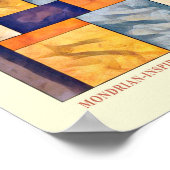 Abstracte geometrische EP-nummer 1 Poster (Hoek)