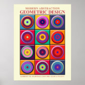 Abstracte geometrische EP-nummer 5 Poster (Voorkant)