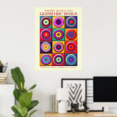 Abstracte geometrische EP-nummer 5 Poster (Thuiskantoor)