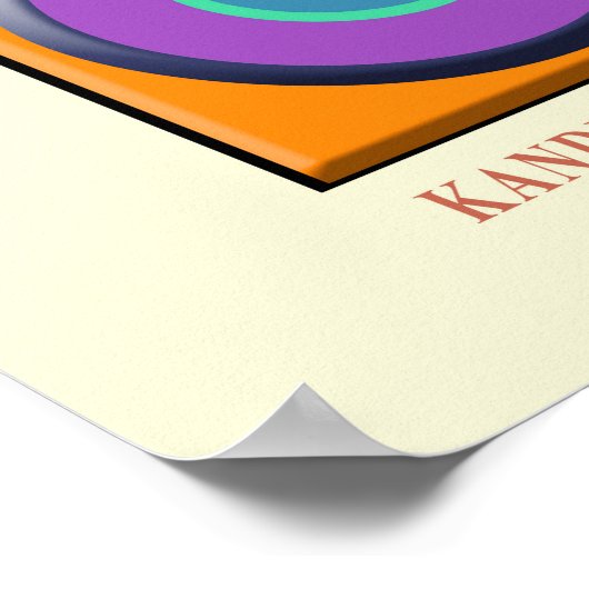 Abstracte geometrische EP-nummer 5 Poster (Hoek)